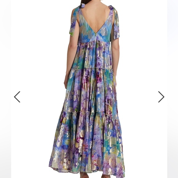 marchesa notte jaquard floral maxi dress - Picture 4 of 4